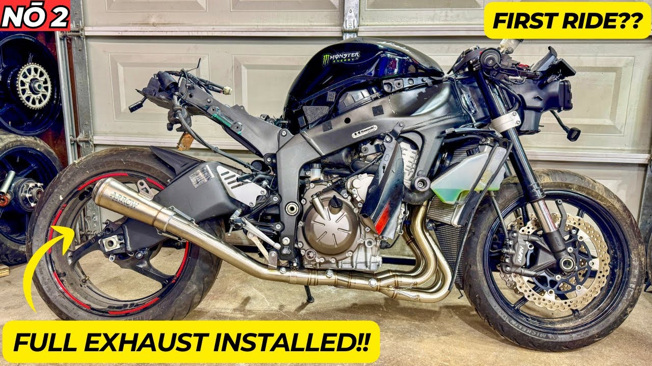Восстановление Kawasaki Ninja ZX6R, повреждённого в аварии. Часть 2