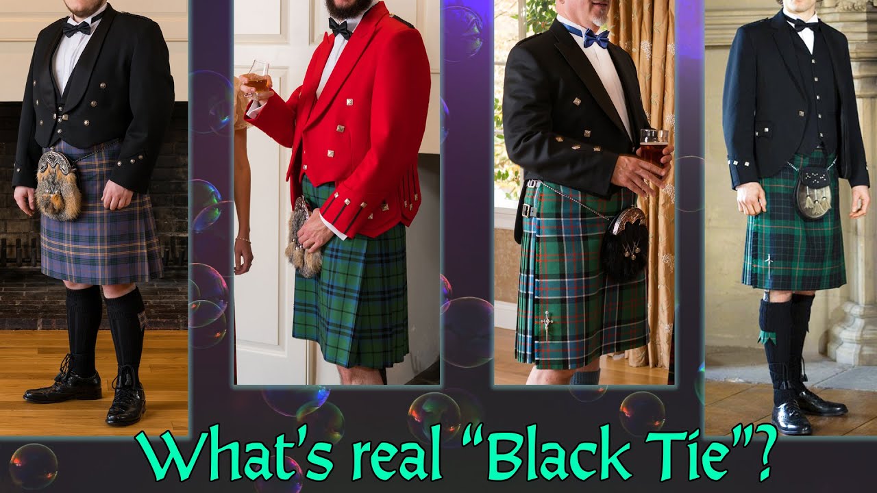 What is Black Tie for Highland Dress?
