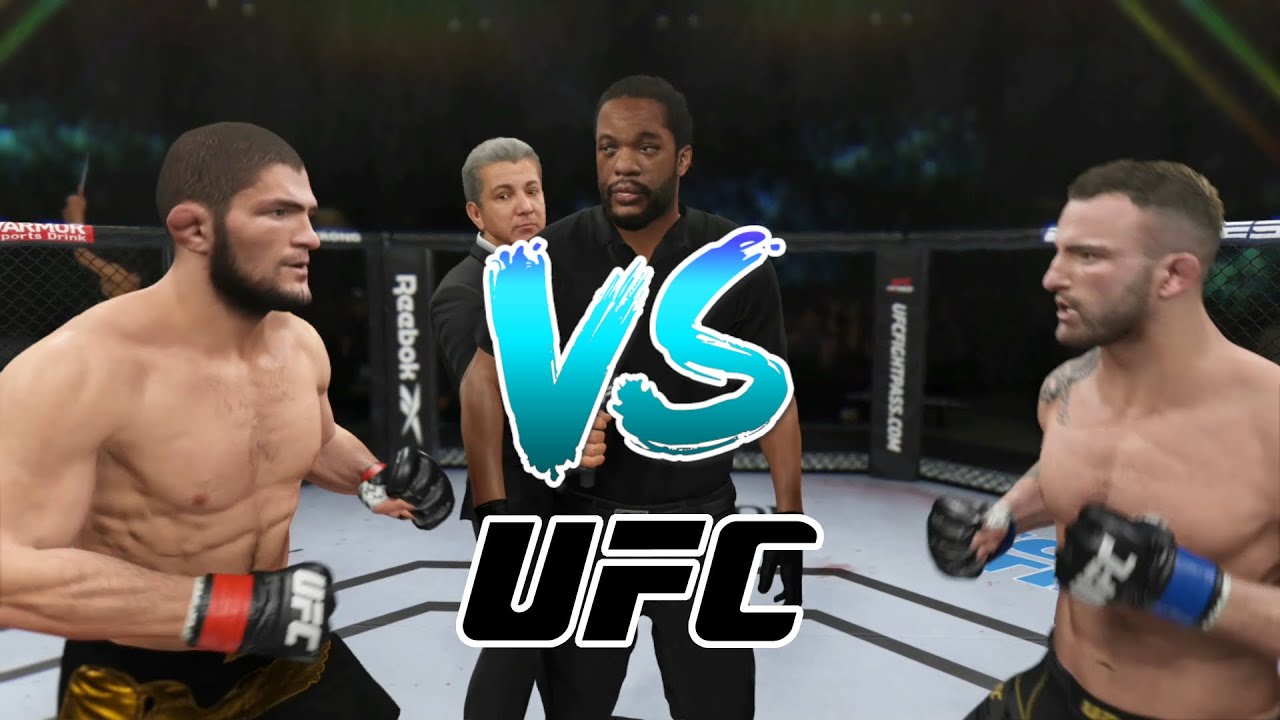 Khabib Nurmagomedov vs. Alexander Volkanov  | EA Sports UFC 4 - K1 Rules