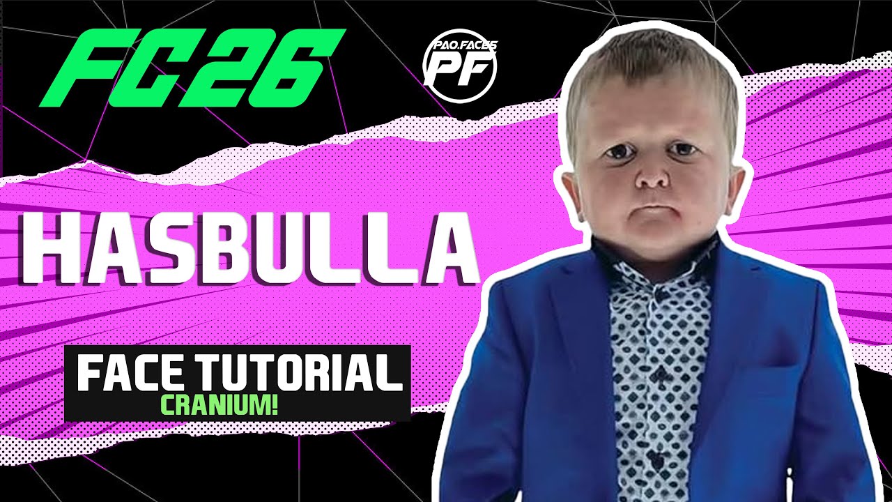 как сделать Хасбуллу в EA FC 26 FACE Pro Clubs Face Creation CAREER MODE LOOKALIKE FUNNY