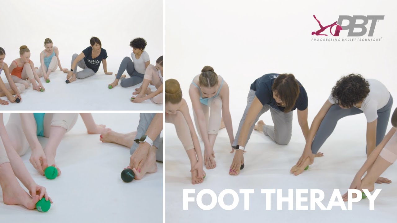 Foot Therapy | PBT exercise with a lacrosse massage ball by Marie Walton-Mahon.