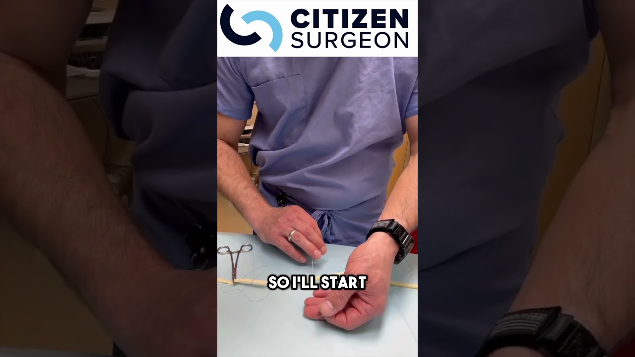 Tying surgical knots
