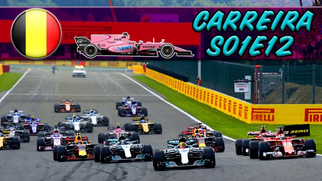F1 2017 PT-BR - S01E12 - GP da Bélgica | MODO CARREIRA 12