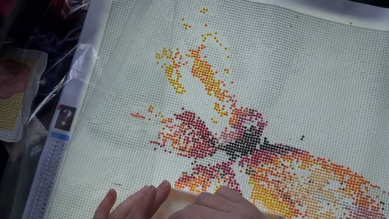 Diamond painting wip and chat 