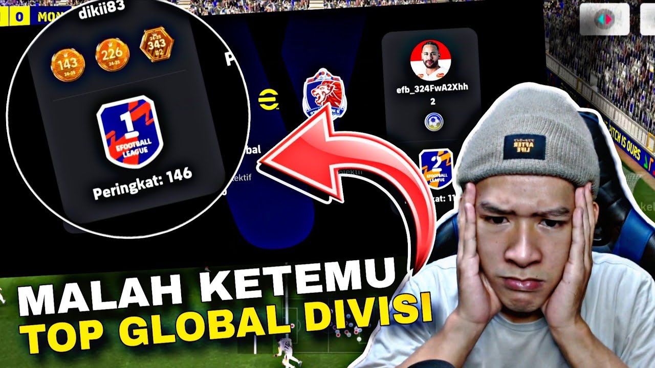 KETEMU TOP GLOBAL DIVISI PERINGKAT 146 PvP! Gameplay eFootball 2025 Mobile