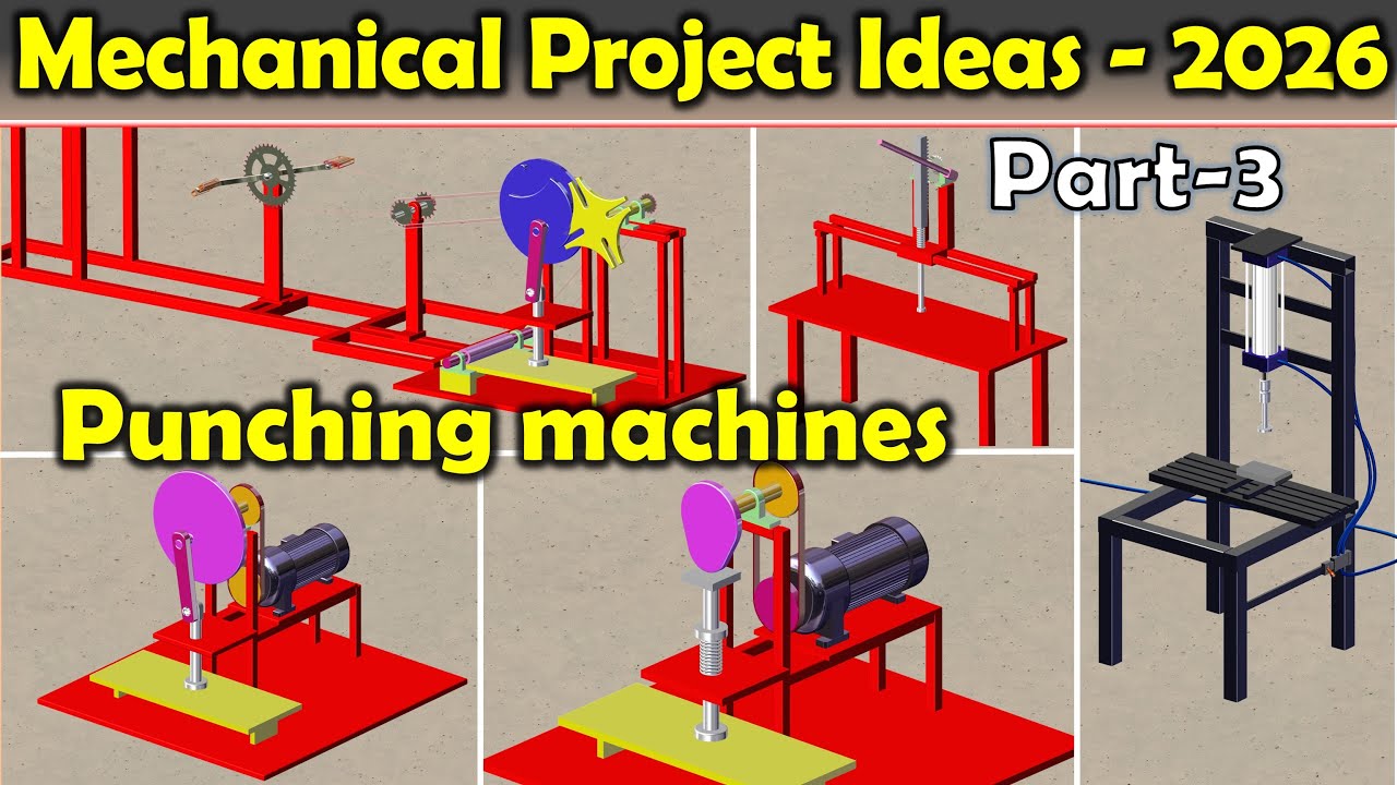 Mechanical Project ideas 2026 - Part-3 | Lemurian Designs