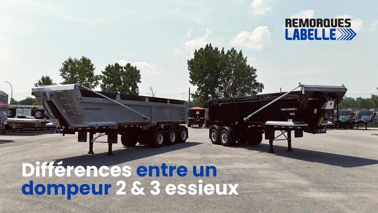 Dompeurs Cross Country | 2 ou 3 essieux? On vous explique la différence!