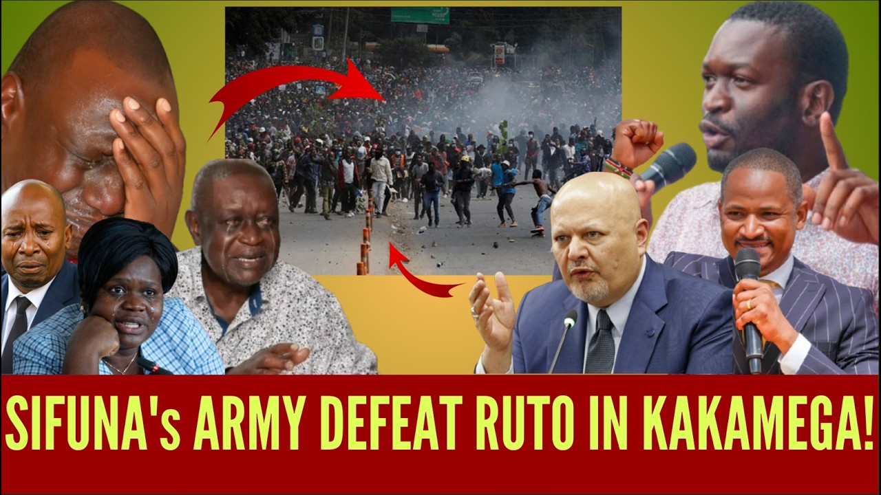 KWISHA! ANGRY KAKAMEGA ARMY ARRESTS, DRAGS RUTO'S POLICE GOONS TO SIFUNA LIVE, - BOMBSHELL