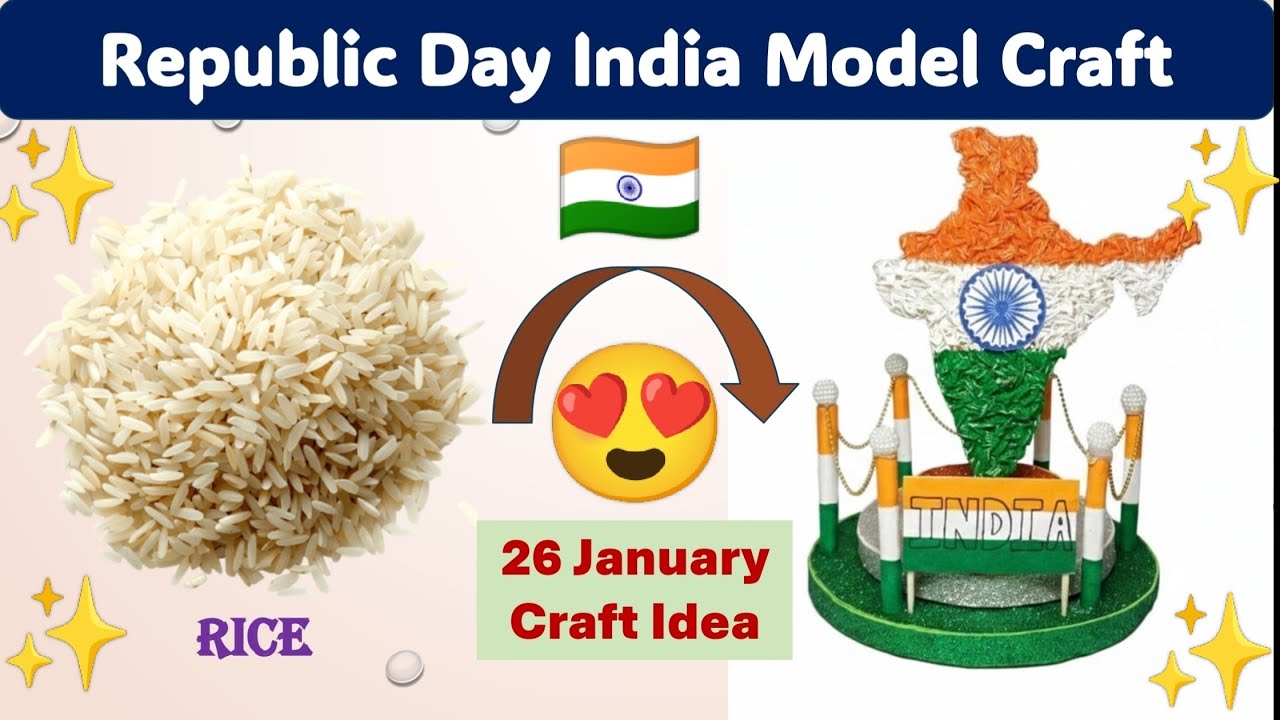 Best DIY Republic day India Model Craft Idea 🇮🇳 for School Competition 🥰 | Artist Dr. Heena