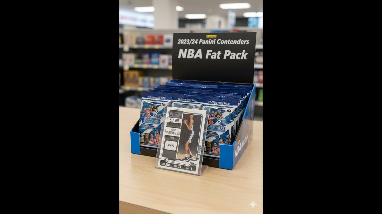 Victor Wembanyama Rookie!: 2023/2024 Panini Contenders NBA Fat Pack. Luka too!