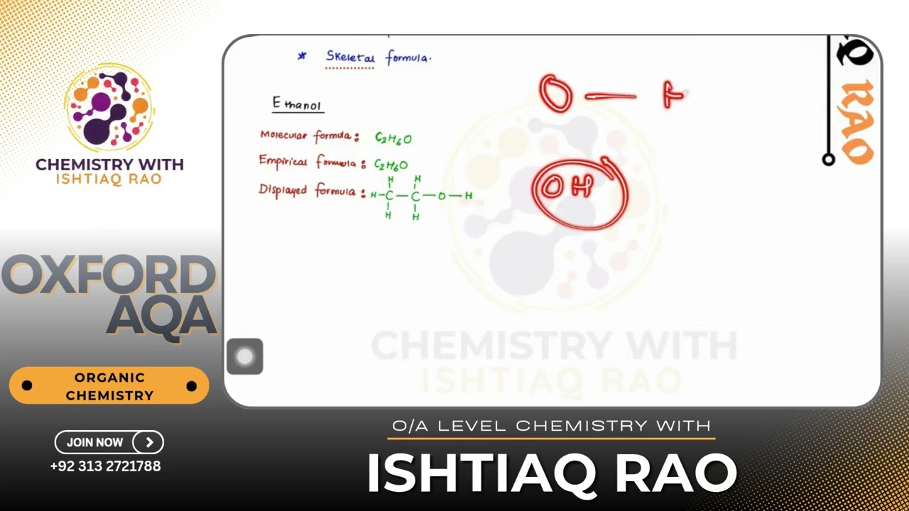 Introduction to Organic Chemistry | A-level Chemistry | OCR, AQA, Edexcel |9620