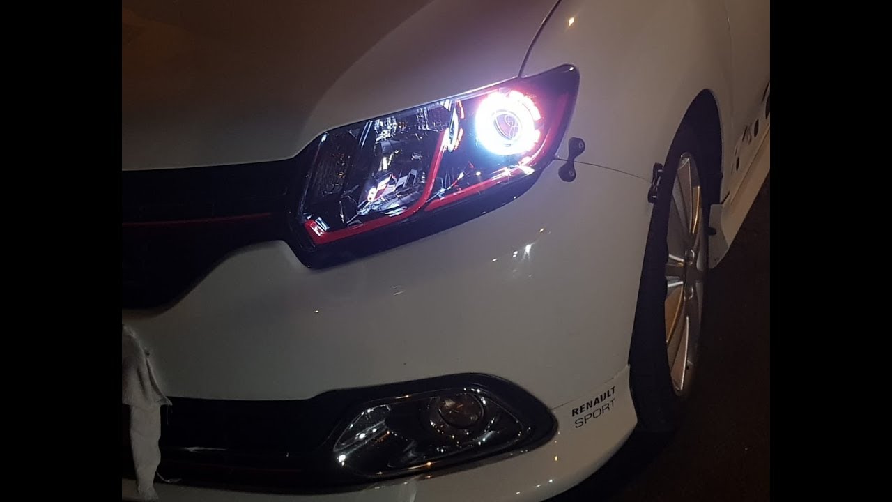 Projetor retrofit farol novo logan