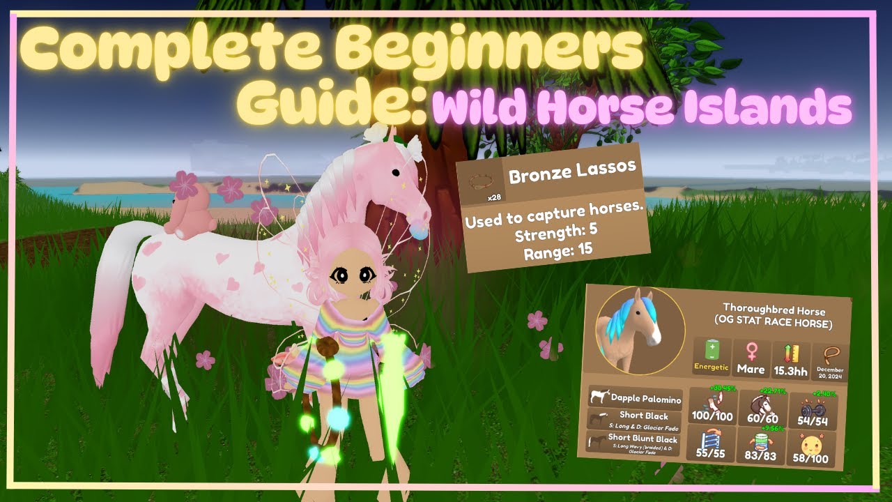 COMPLETE BEGINNERS GUIDE WILD HORSE ISLANDS | ROBLOX