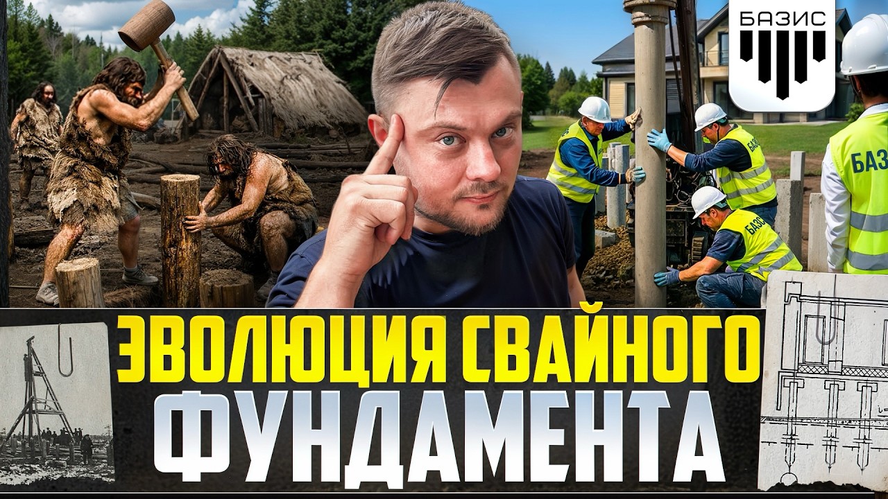 Эволюция фундамента. История и интересные факты о свайном фундаменте.