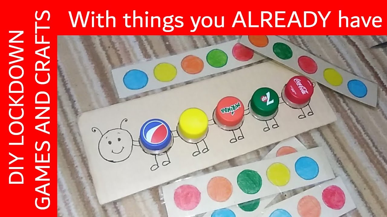 DIY | COLOR MATCHING GAME | BEST OUT OF WASTE | DIY LOCKDOWN GAMES | The Amazing AZ