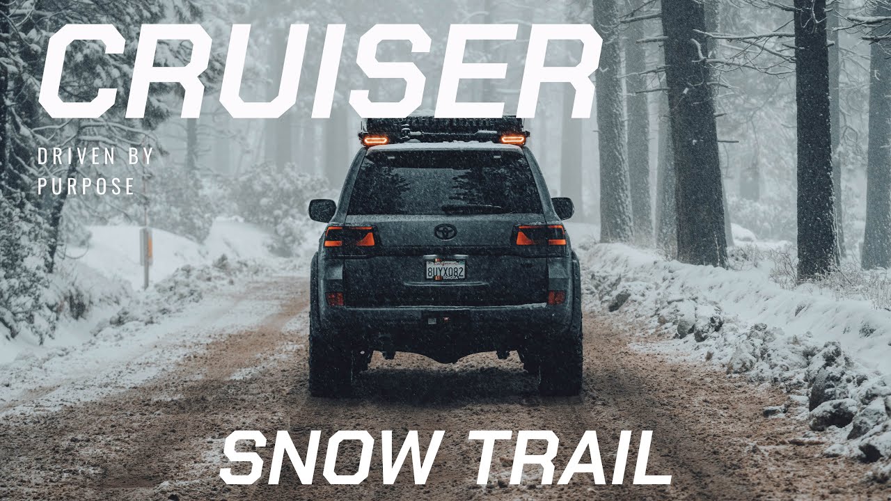 TOYOTA LAND CRUISER 200. FIRST SNOW TRAIL IN 2023