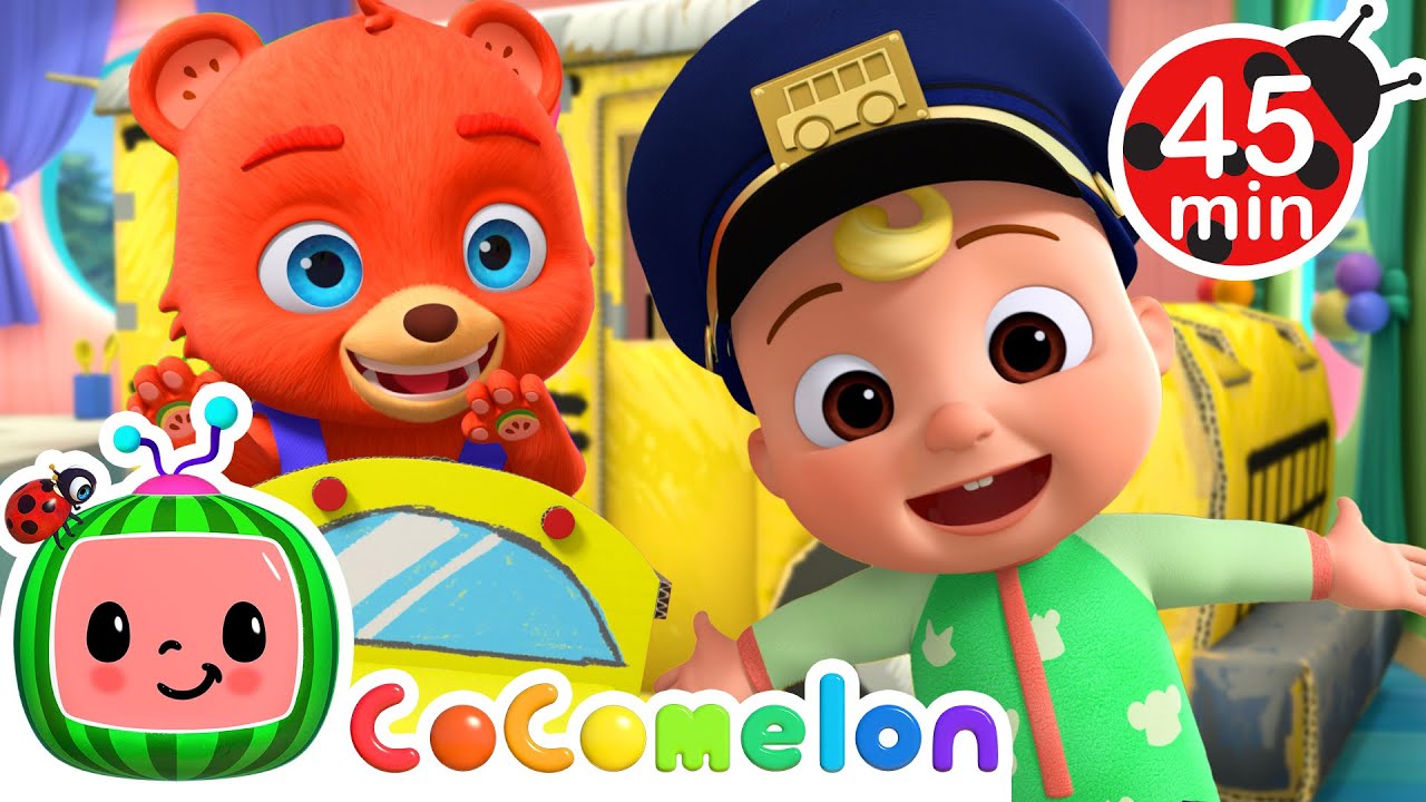 Wheels on the Bus Go Round! 🚌 Best Animal Songs Compilation | CoComelon Nursery Rhymes for Kids