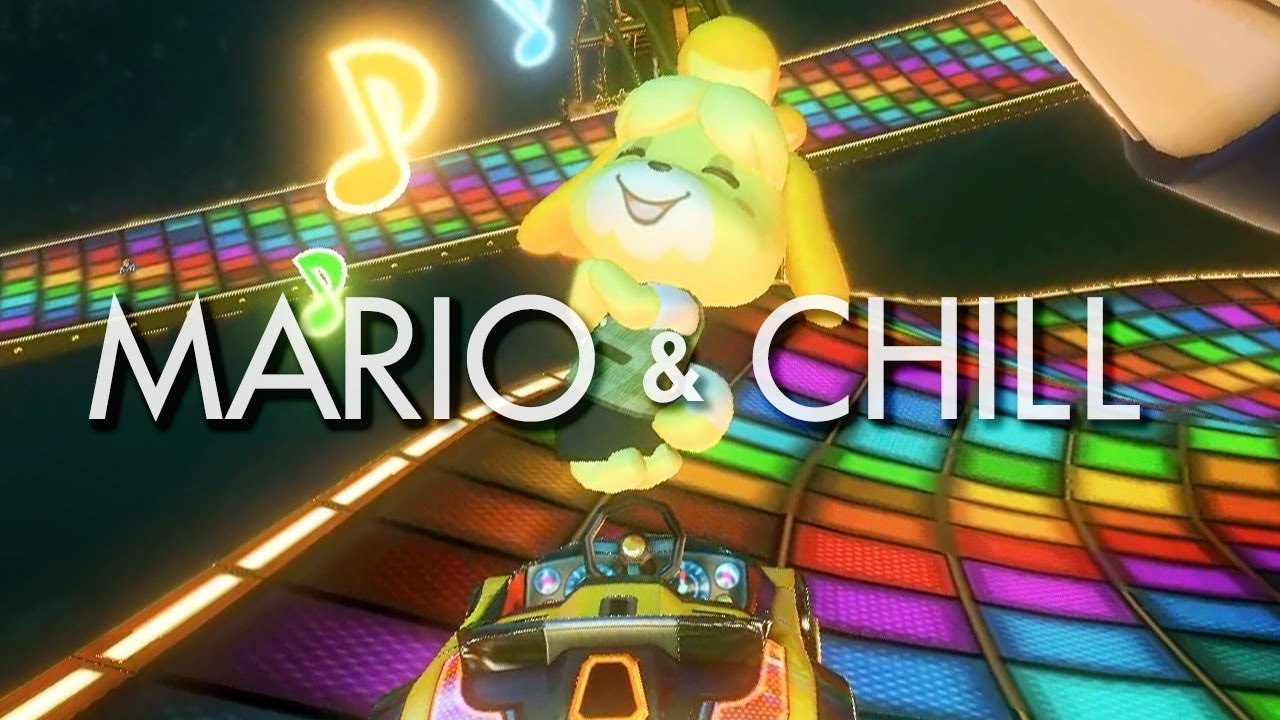 Mario Kart ▸ Rainbow Road (Synthwave Remix) ~ Mario & Chill