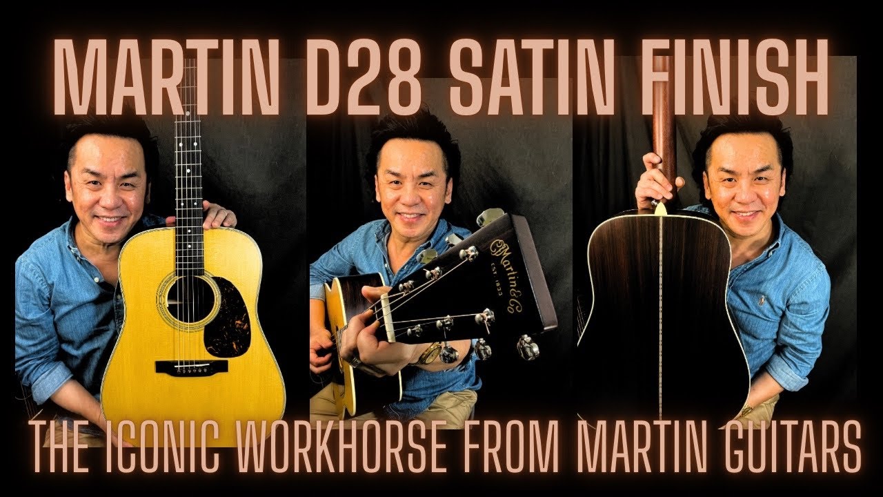 THE ICONIC MARTIN D28 in SATIN FINISH with non scalloped X Braces from @citymusicsg 