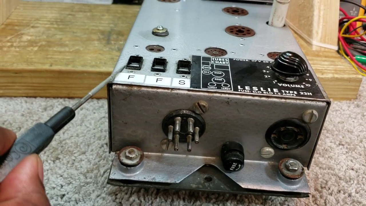 How To Wire A Leslie 22H Amplifier To Function As A Two Speed Amplifier ~ January 29, 2020