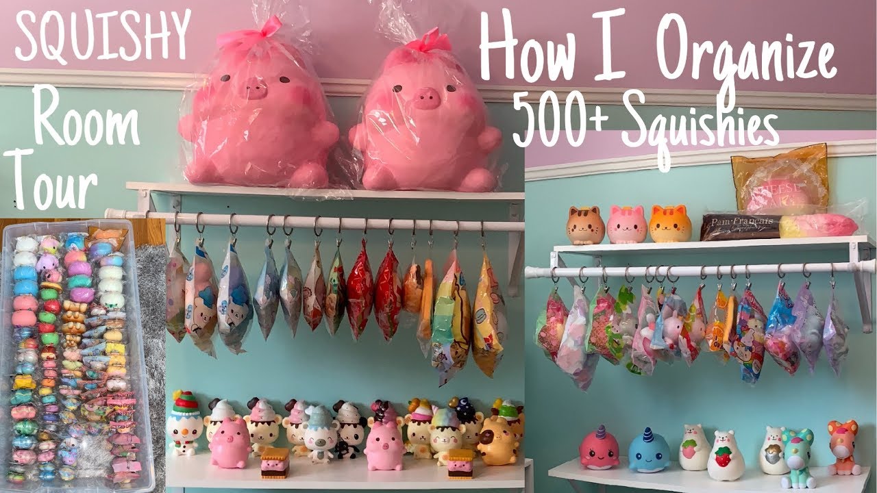 Squishy Room Tour + How I Organize My Squishies! Over 500!