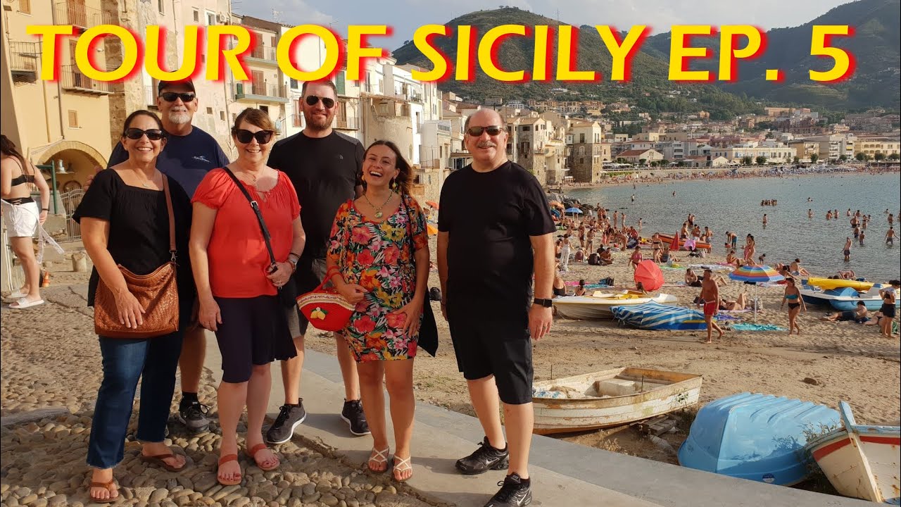 The visit of Cefalù during our first private tour of Sicily after pandemic