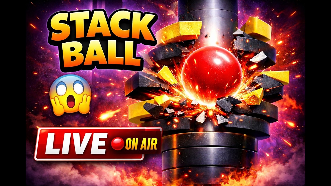 Stack Ball LIVE 🔥 Madness Speed Run 😱 | Day 5 Ep.3