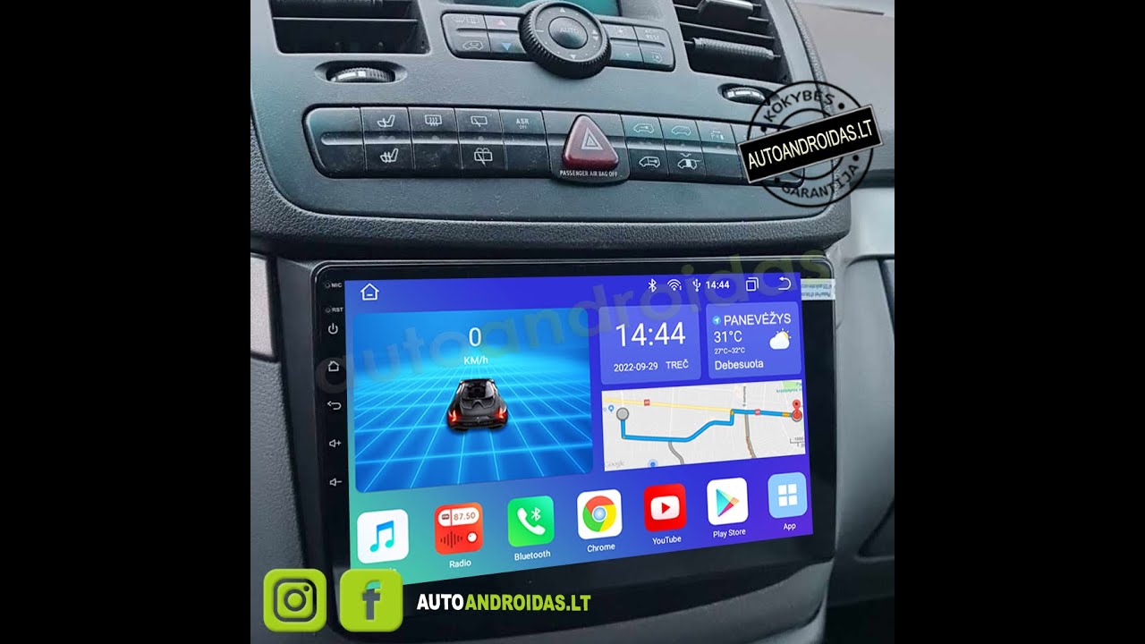 MERCEDES VITO VIANO (W639) 2004-12 Android multimedia GPS/WiFi/Carplay/Waze