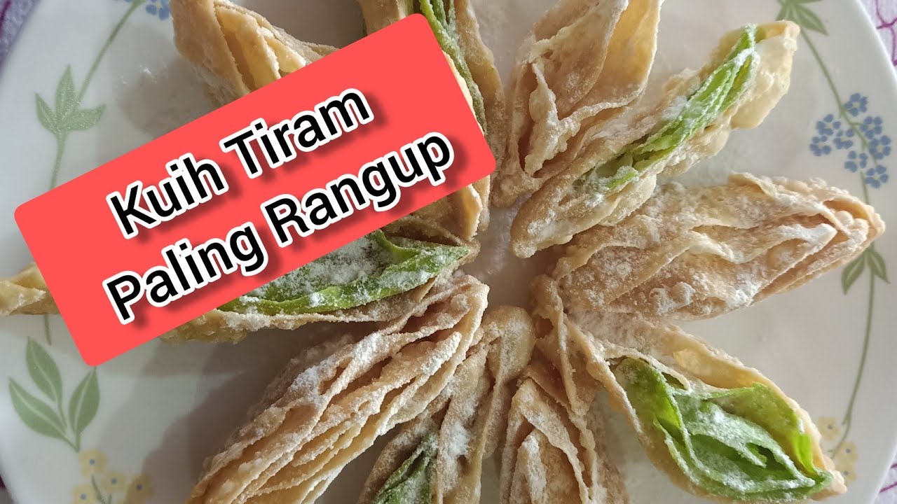 KUIH TIRAM PALING RANGUP, PALING MUDAH,PALING SEDAP..