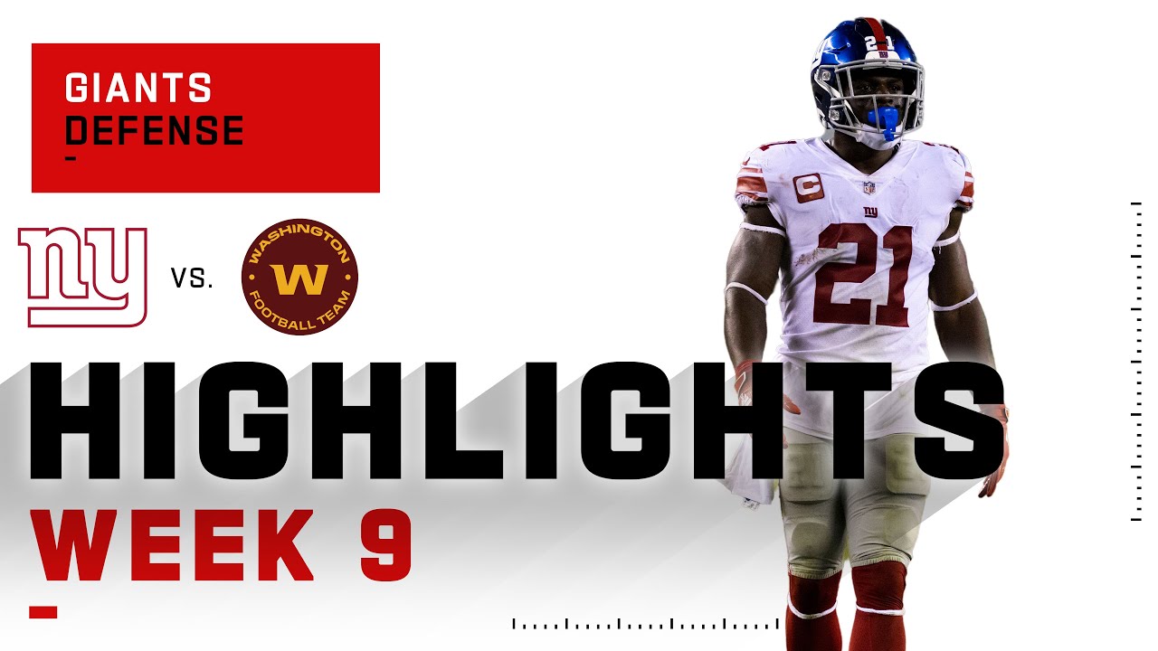 Giants Defense Forces FIVE Washington Turnovers | NFL 2020 Highlights