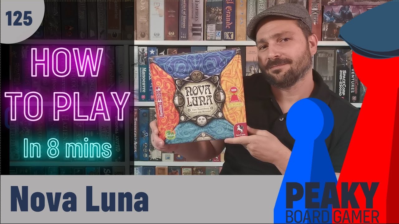 Как играть в настольную игру Nova Luna — Полное руководство + иллюстрации — Peaky Boardgamer