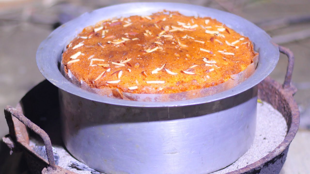 মাটির চুলায় মেজারমেন্ট কাপ ছাড়া পারফেক্ট ভ্যানিলা কেক তৈরি রেসিপি | Matir Chulay tanduri Venila Cake