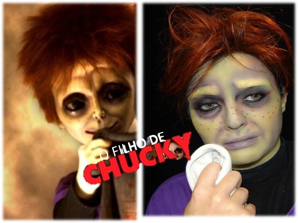 MAKEUP OF THE SON OF CHUCKY GLEN  - POR RENATA MONTEIRO - MAQUIAGEM ARTÍSTICA
