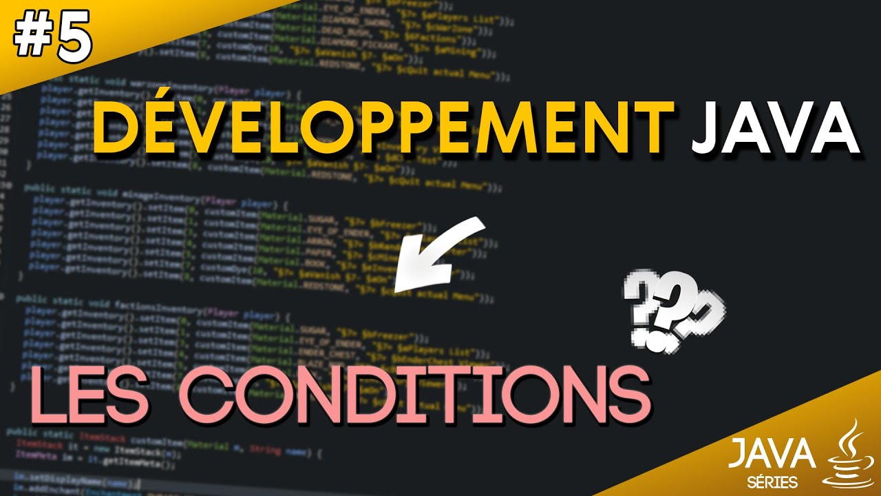 TUTORIEL JAVA 5# - Les conditions ! (if / else if / else)