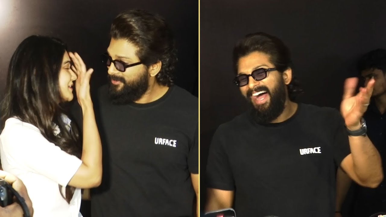 Icon Star Allu Arjun at The Firefly Carnival Event In Hyderabad | Allu Sneha Reddy | Manastars