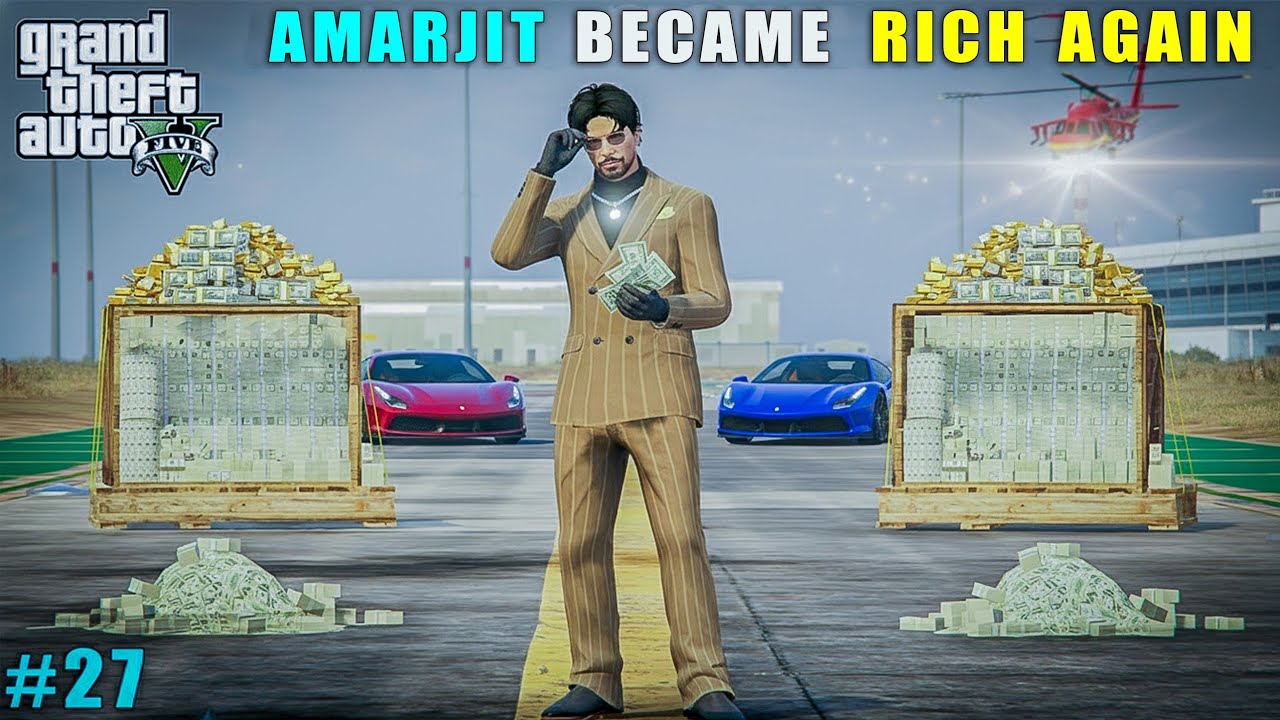The Richest Amarjit Ever In Los Santos💰  | Gta V Gameplay