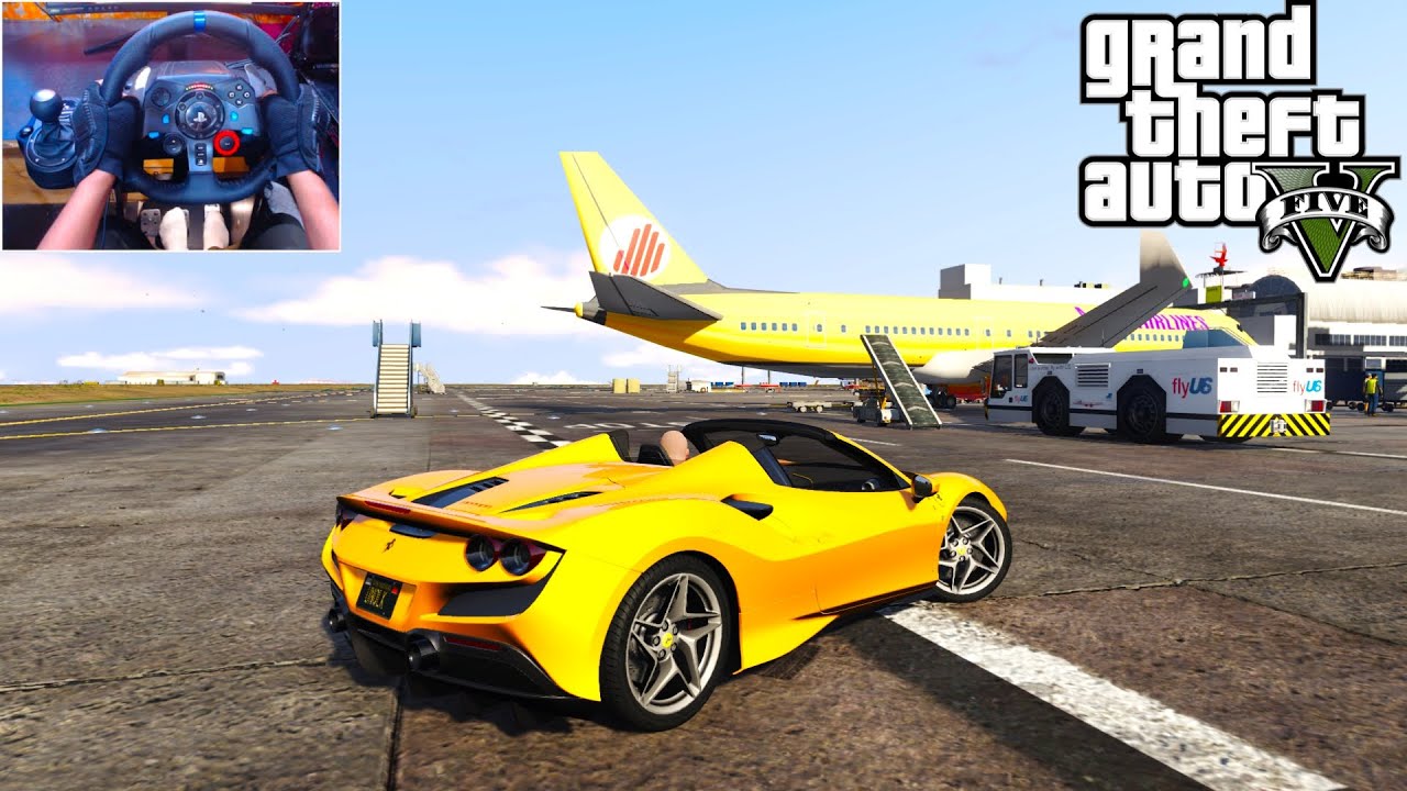 GTA 5 - Ferrari F8 Spider 2020 | Logitech G29 Gameplay | 4k60fps