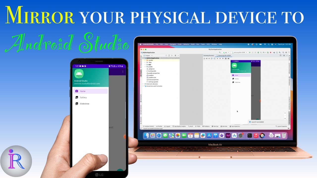 Physical Device Mirroring in Android Studio | How to mirror the android device to Android Studio.