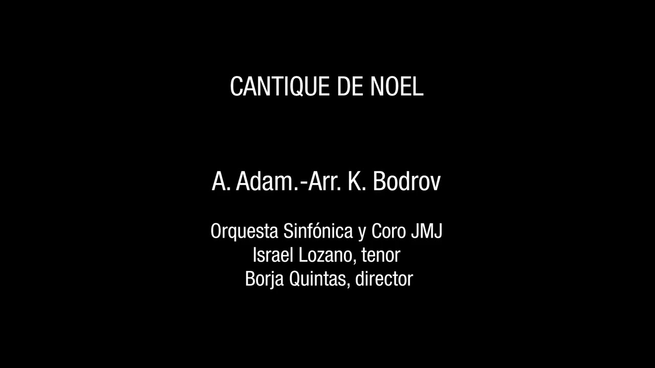 Cantique de Noel. Holy Night. Israel Lozano,  tenor