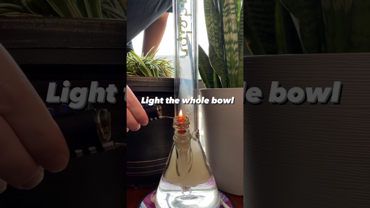 How to smoke a bong