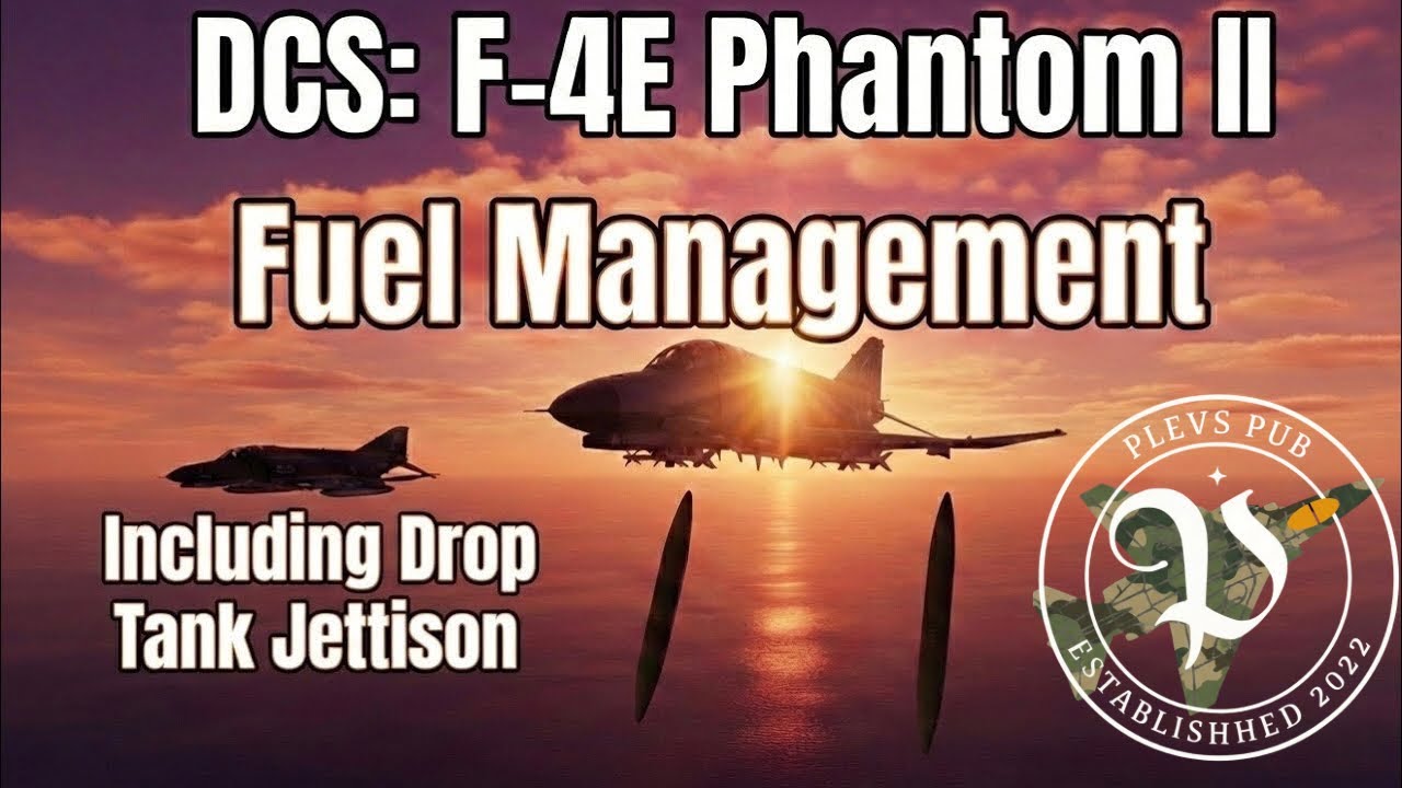 DCS: F-4E Fuel Management and Drop Tanks Tutorial