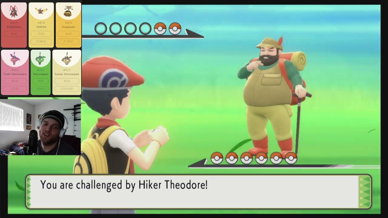 Pokémon Shining Pearl Bugs Only, THE PARTY IN COMPLETE!!! VOD 6