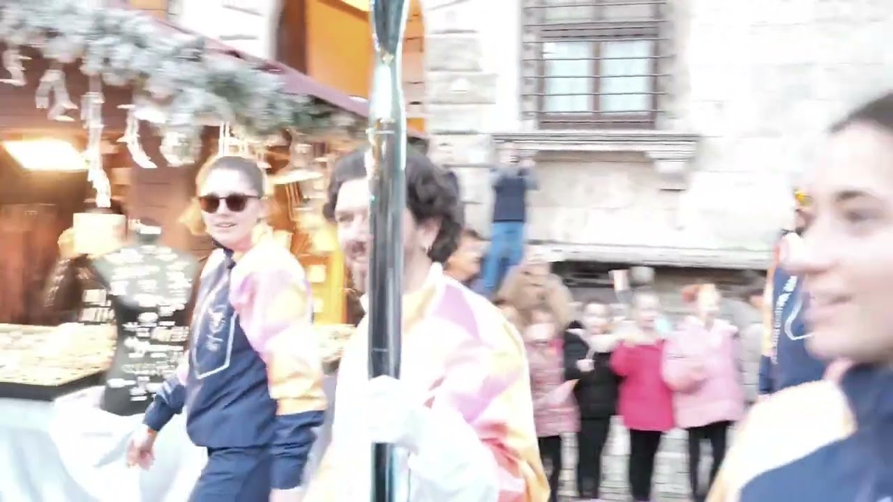 La Fiamma olimpica a Montepulciano 