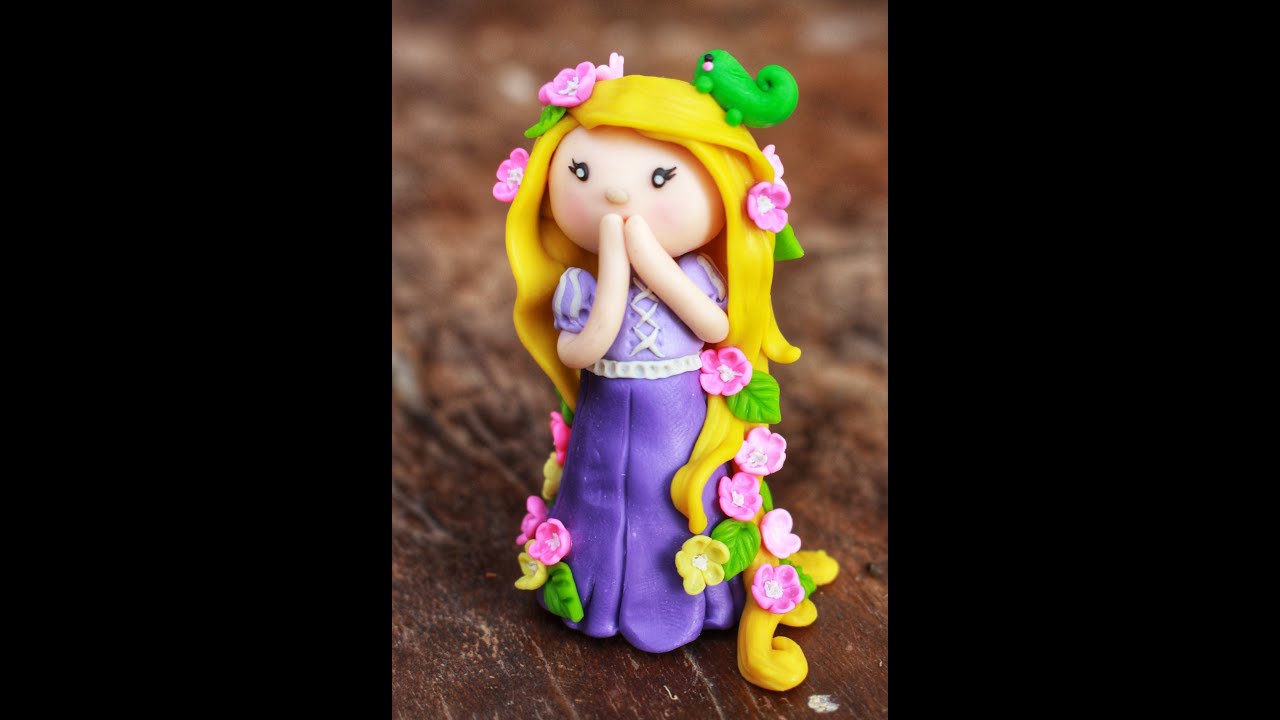 Polymer Clay Disney Princess #funkicreationzzz #disney #princess #snowwhite #rupanzal #alsa #frozen