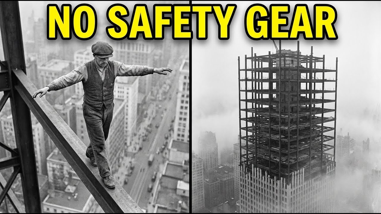 How Skyscraper Crews Worked at Impossible Heights With Nothing to Hold Onto