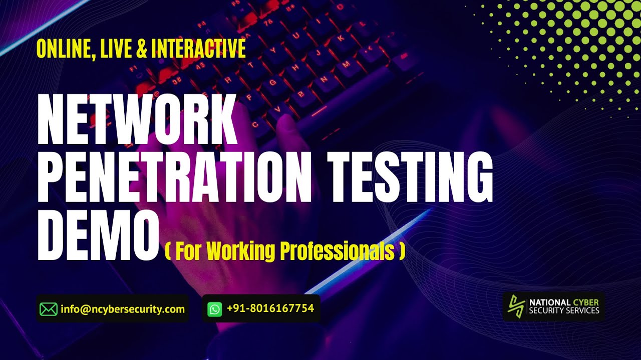Network Penetration Testing Mastery: Demo Class for IT Experts | Learn Core Techniques & Tools