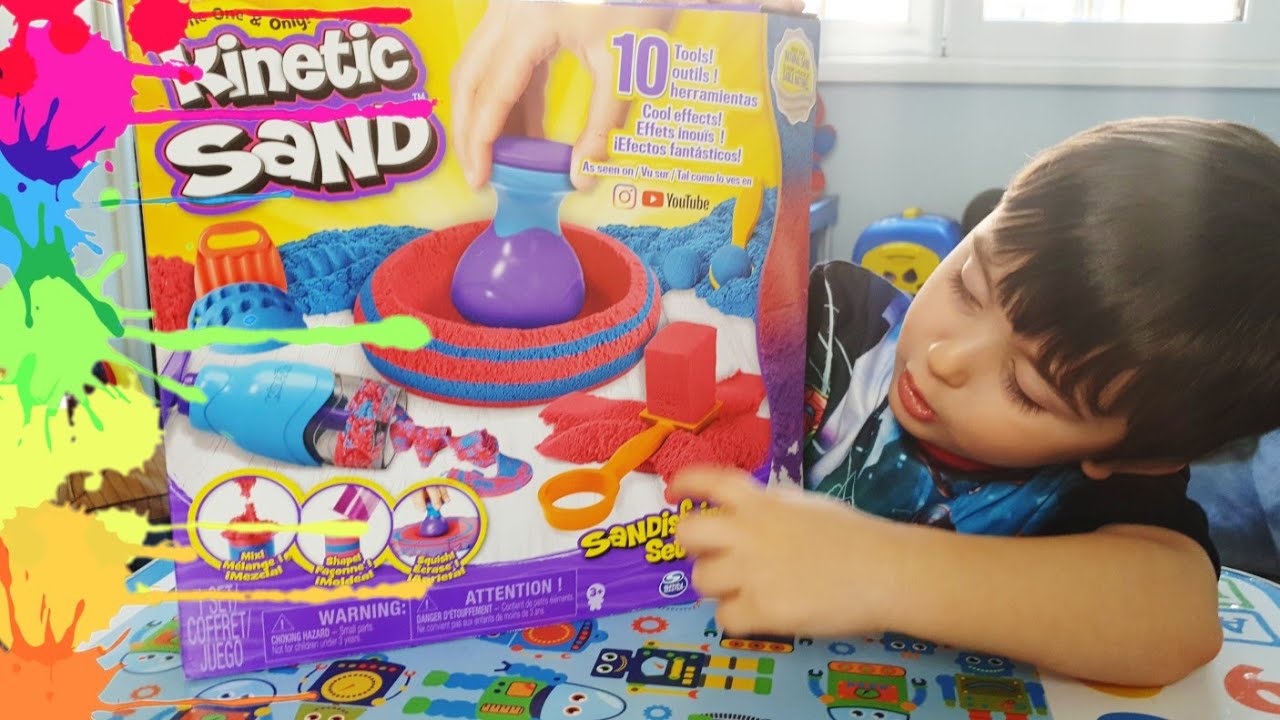 Giochiamo con la sabbia cinetica ! 😃