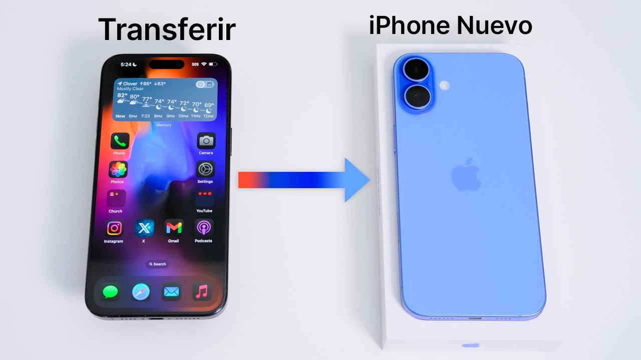 Cómo PASAR TODOS tus DATOS de un iPhone a otro iPhone (sin perder nada) 2025