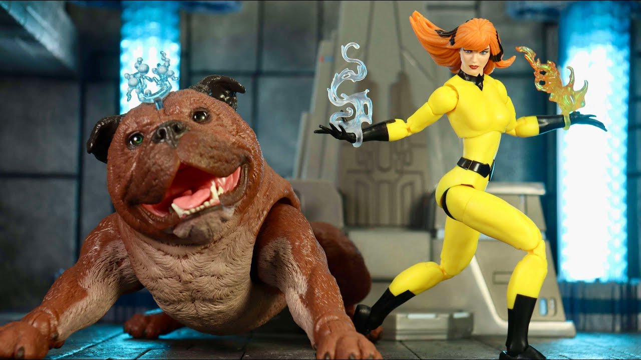 MARVEL LEGENDS INHUMANS CRYSTAL & LOCKJAW DELUXE 2-PACK REVIEW (AMAZON/FAN CHANNEL EXCLUSIVE)