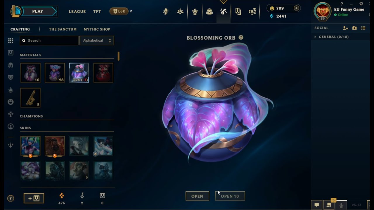 (AGAIN) Opening 450 USD WORTH OF BLOSSOMING ORBS ( 324 pax )